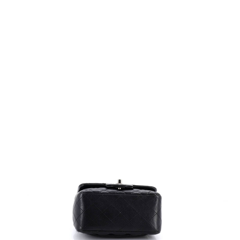 Chanel Mini Square Classic Single Flap Bag Quilted Caviar - Picture 4 of 7